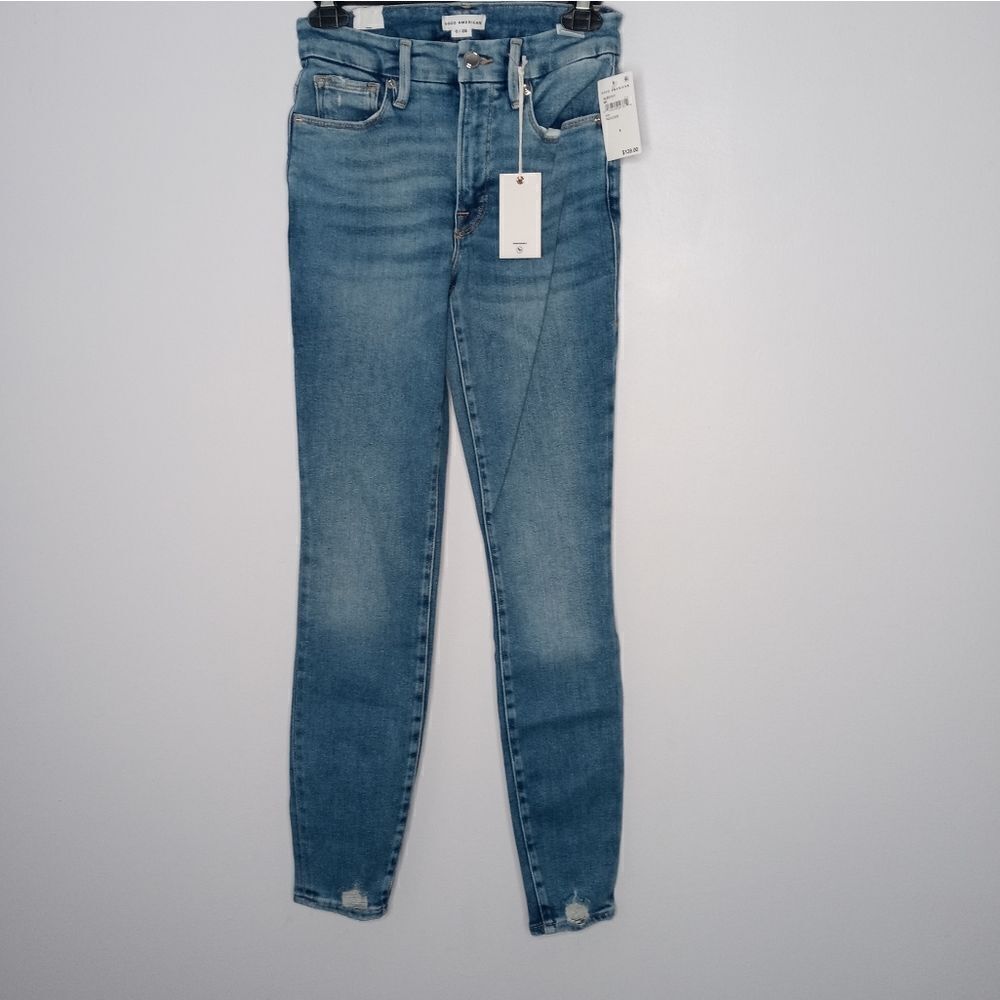 Good American skinny high rise jeans size 0/25